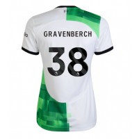 Dres Liverpool Ryan Gravenberch #38 Gostujuci za Žensko 2023-24 Kratak Rukav